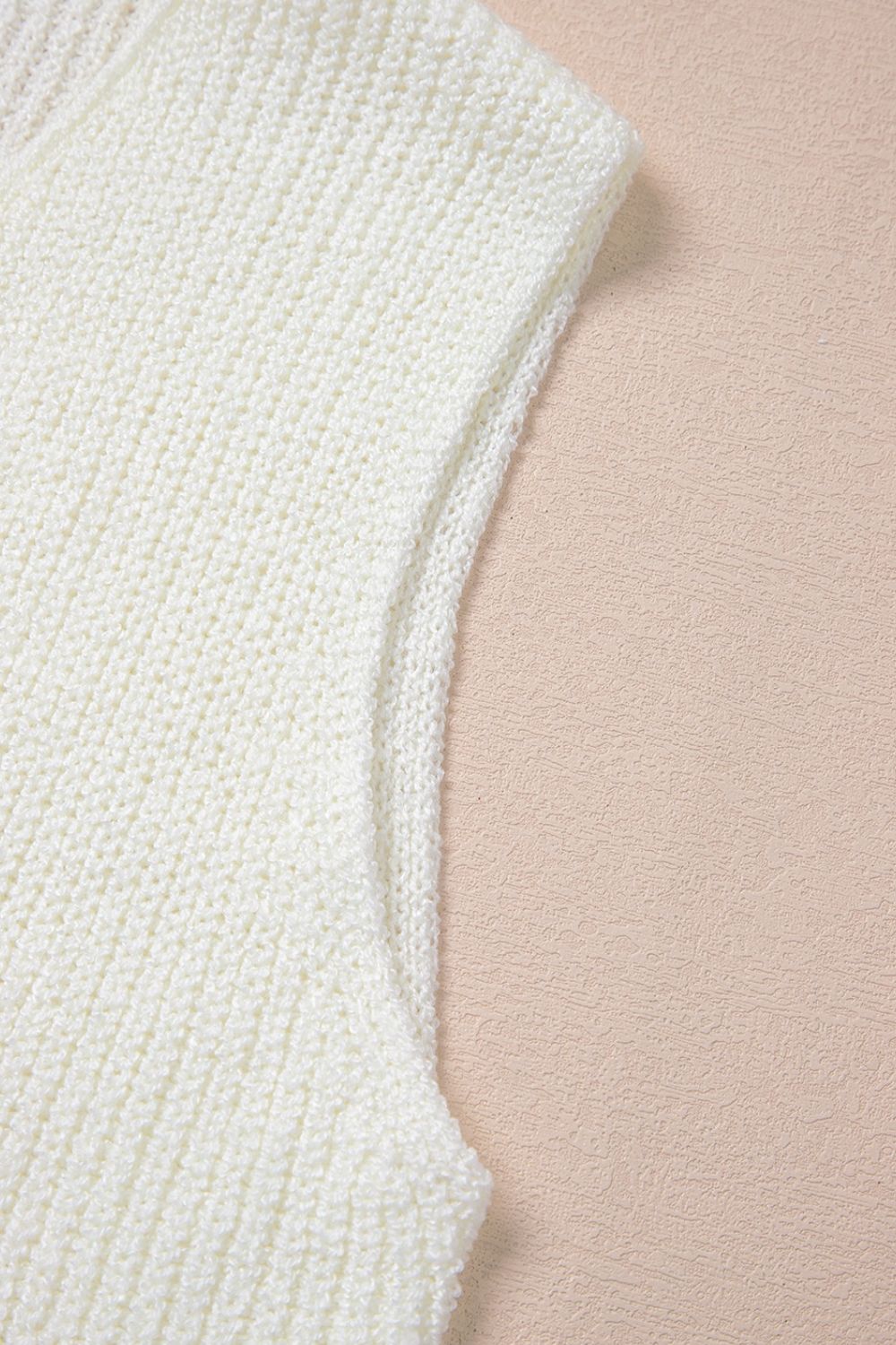 Double Tie V Neck Sweater Vest