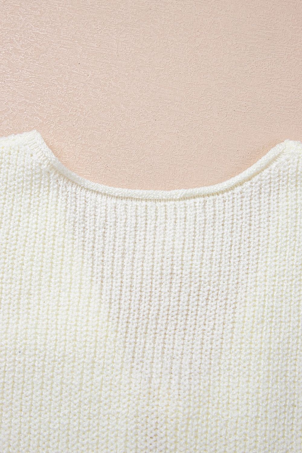 Double Tie V Neck Sweater Vest